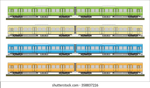 Diesel Railcar train 
