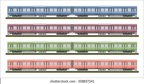 Diesel Railcar train 
