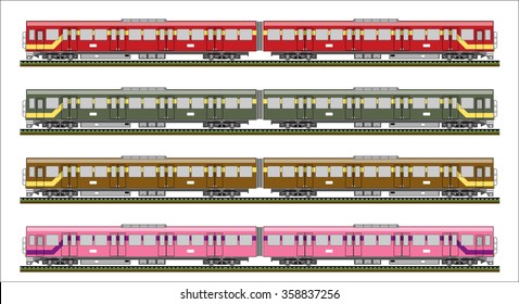 Diesel Railcar train 
