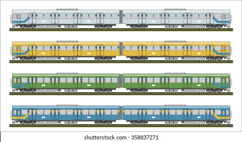 Diesel Railcar train 
