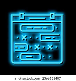 diet calendar graphic neon light sign vector. diet calendar graphic illustration