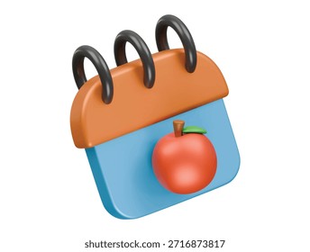 diet date icon 3d illustration render