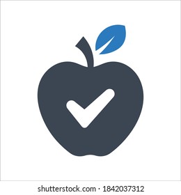Icon Diet Food. Vektorsymbol