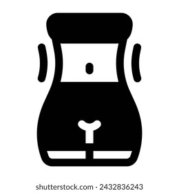 Diet Glyph Icon - Single Icon, Vector