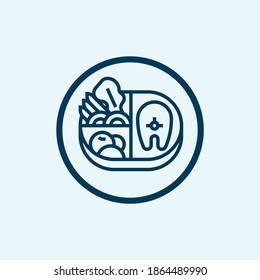 Diätsymbol einzeln auf weißem Hintergrund aus der Ernährungssammlung. Diätsymbol-Trendsetter und modernes Diätsymbol für Logo, Web, App