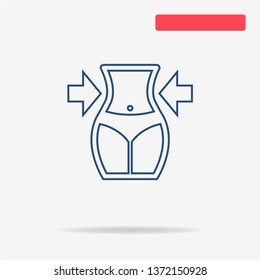 Diet icon. Vector concept illustration for design.