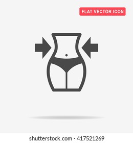 Diet icon. Vector concept illustration for design.