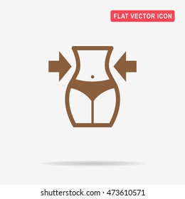 Diet icon. Vector concept illustration for design.