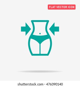 Diet icon. Vector concept illustration for design.