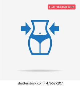 Diet icon. Vector concept illustration for design.