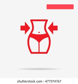 Diet icon. Vector concept illustration for design.