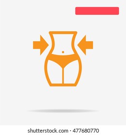 Diet icon. Vector concept illustration for design.