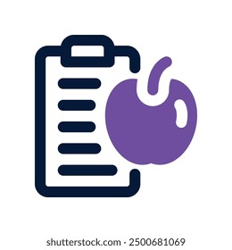 diet icon. vector dual tone icon for your website, mobile, presentation, and logo design.