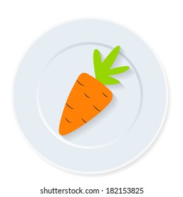 diet icon. vector illustration
