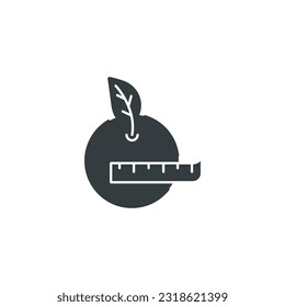 Diet icon, Diet vector illustration