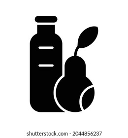 Diet icon vector. Proper nutrition illustration sign. slimming symbol.