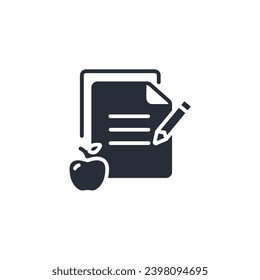 diet icon. vector.Editable stroke.linear style sign for use web design,logo.Symbol illustration.