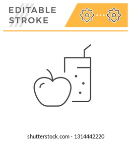 Diet line icon