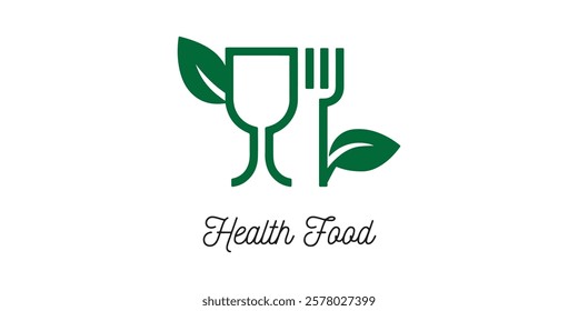 diet logo profesional and health food campaign