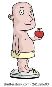 63 Embarrassed naked man Stock Illustrations, Images & Vectors