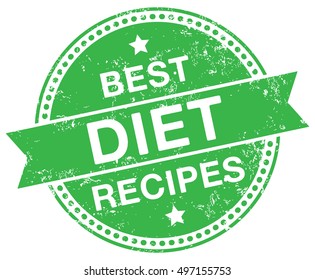 Diet Recipes stamp