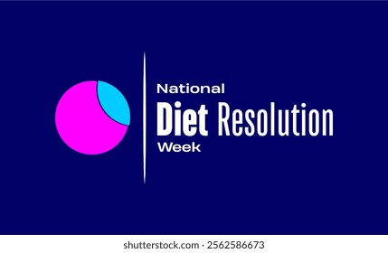 Diet Resolution Week Holiday Concept