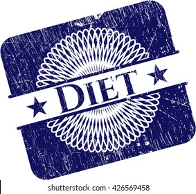 Sello de caucho dietético con textura gruesa