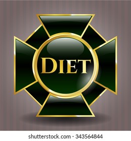 Diet shiny badge