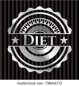 Diet silvery emblem