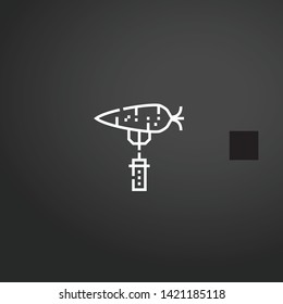 Diet vector icon. Diet concept stroke symbol design. Thin graphic elements vector illustration, outline pattern for your web site design, logo, UI. EPS 10.