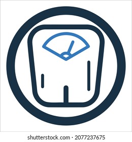 Icono de pérdida de dieta o peso