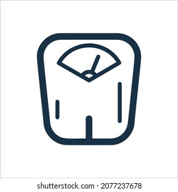 Icono de pérdida de dieta o peso