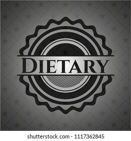 Dietary black emblem. Vintage.