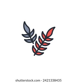 dietary fiber icon. vector.Editable stroke.linear style sign for use web design,logo.Symbol illustration.