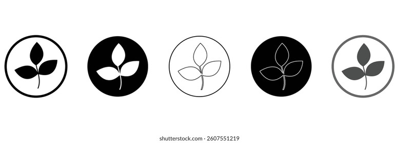 Dietary Fiber Vector Icon Set. Wellness Fibrous vector symbol for UI design. Vector Illustration .EPS 10 .
