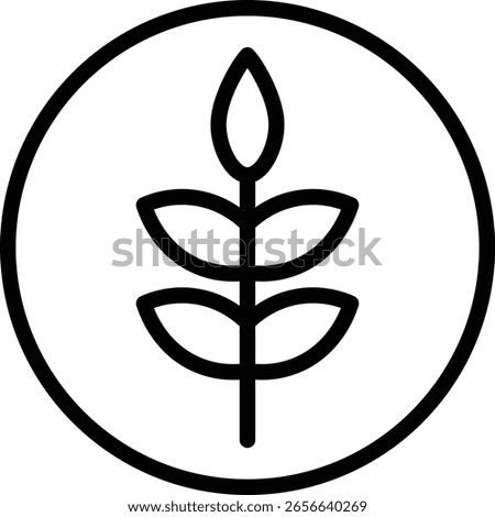 Dietary Fiber vector line icon design