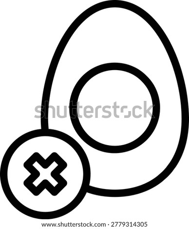 Dietary Food Line Icon and Vector