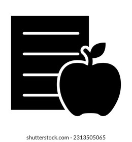 Dietary Food Vector Glyph Icon For Personal And Commercial Use.
