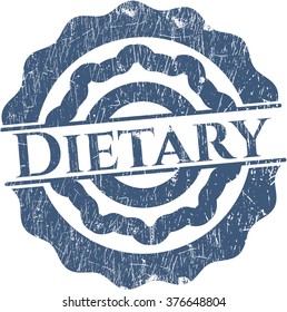 Dietary grunge stamp