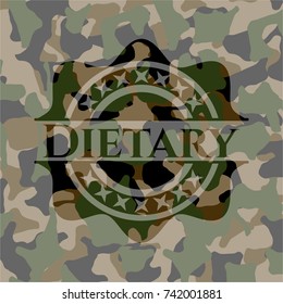 Dietary on camo pattern