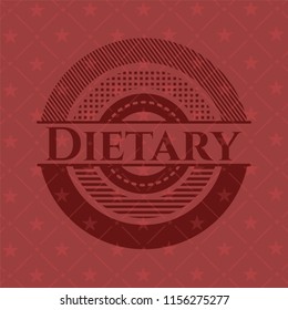 Dietary red emblem