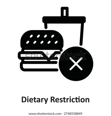  Dietary Restriction Vector Icon which can easily modify or edit

