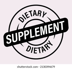 dietary supplement vector icon, black in color, line art