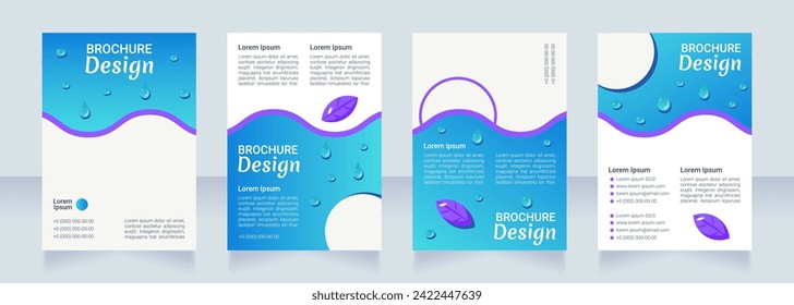 Dieting plan for gastritis blank brochure layout design. Vertical poster template set with empty copy space for text. Premade corporate reports collection. Editable flyer paper pages