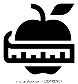 Dieting Weight Loss Vector Icon