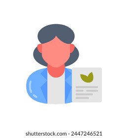 Dietitian icon in vector. Logotype
