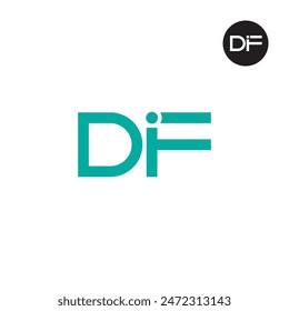 Dif Logo Letra Monograma Diseño