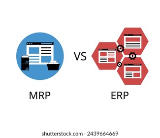 Difference between MRP manufacturing solutions and ERP software