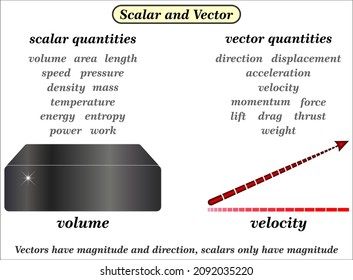 Difference between Scalar and Vector