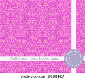 different abstract hand drawn seamless patterns. vector illustration